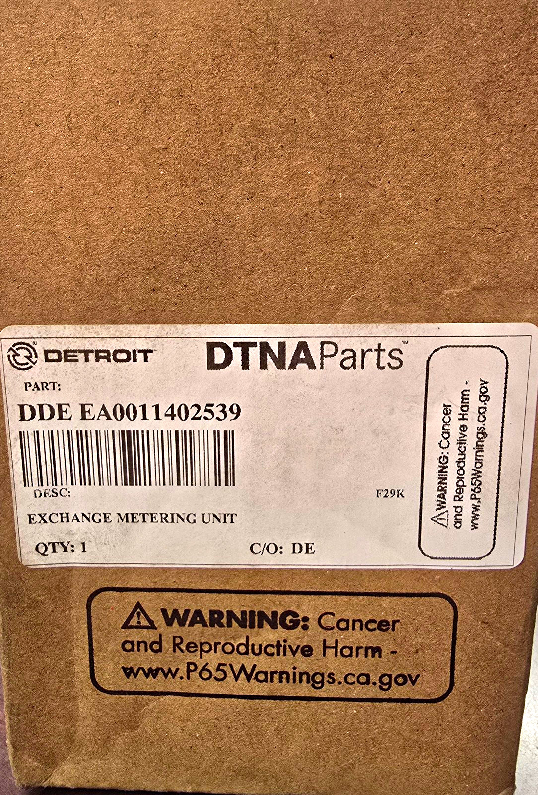 Def Dosing Unit DDE EA0011402539