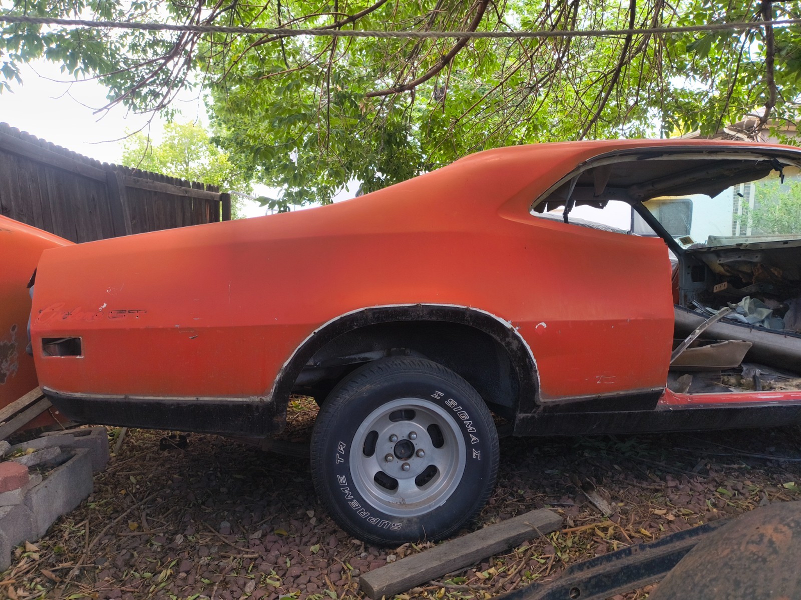 1970 1971 MERCURY CYCLONE GT SPOILER QUARTER PANEL PASSENGER SIDE NICE