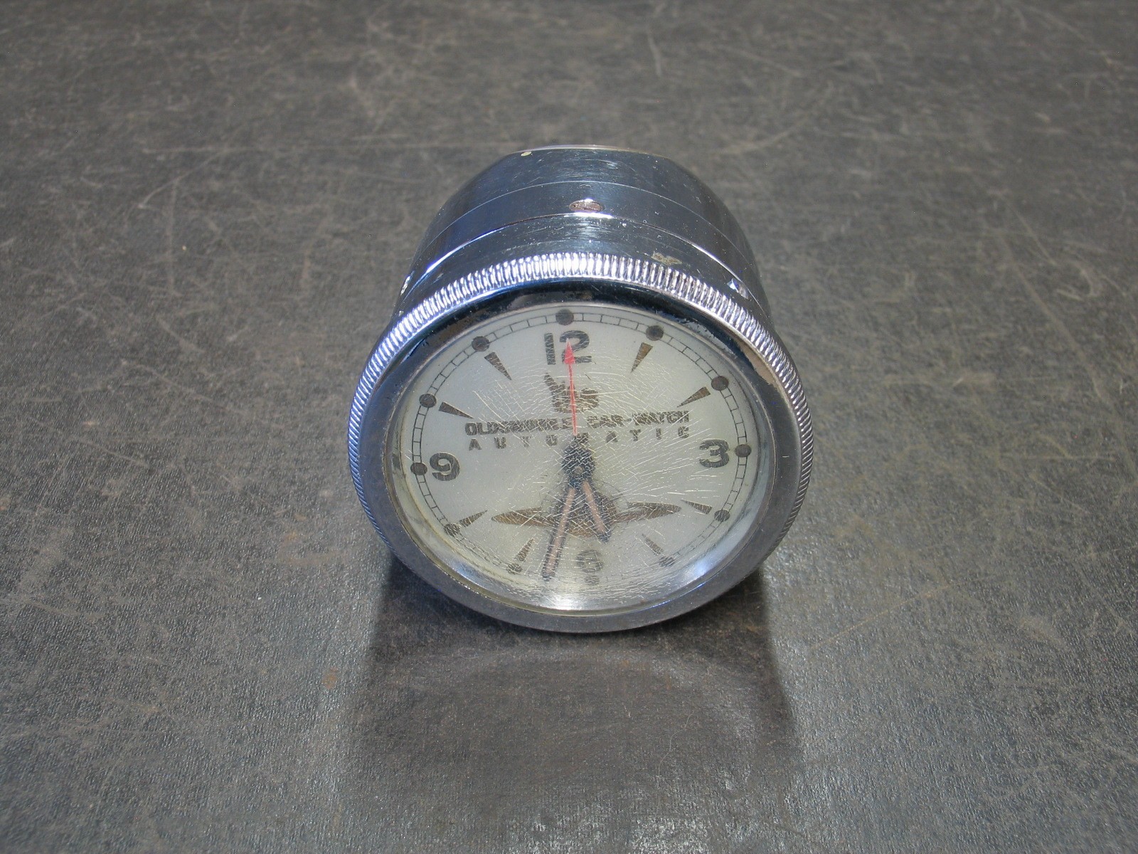 VINTAGE MAAR OLDSMOBILE CAR WATCH AUTOMATIC DASH CLOCK MADE IN SWITZERLAND