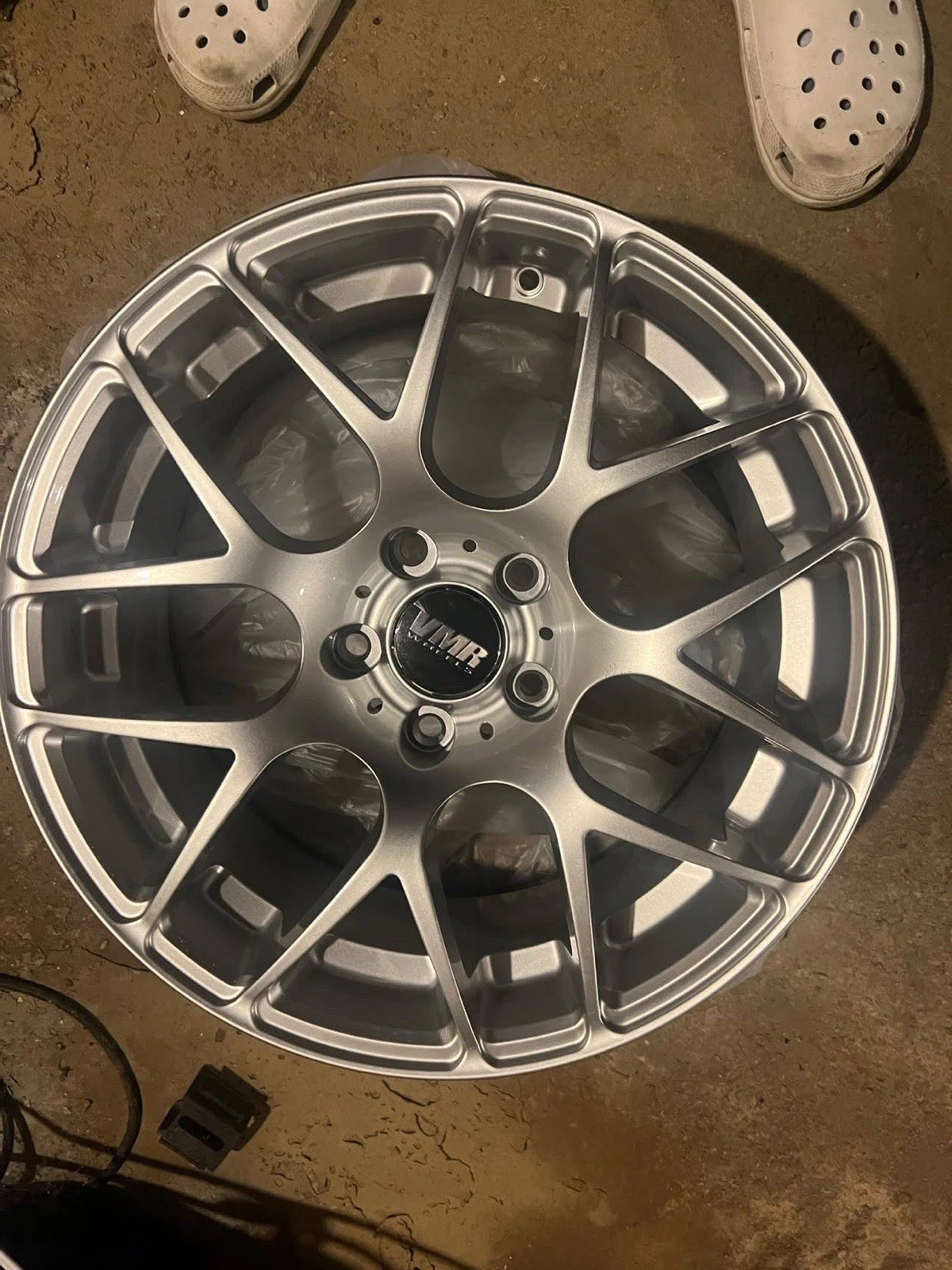 VMR V710 Wheels 18 Hyper Silver CSL Mesh Rims Set of 4 (BMW / Audi / VW)