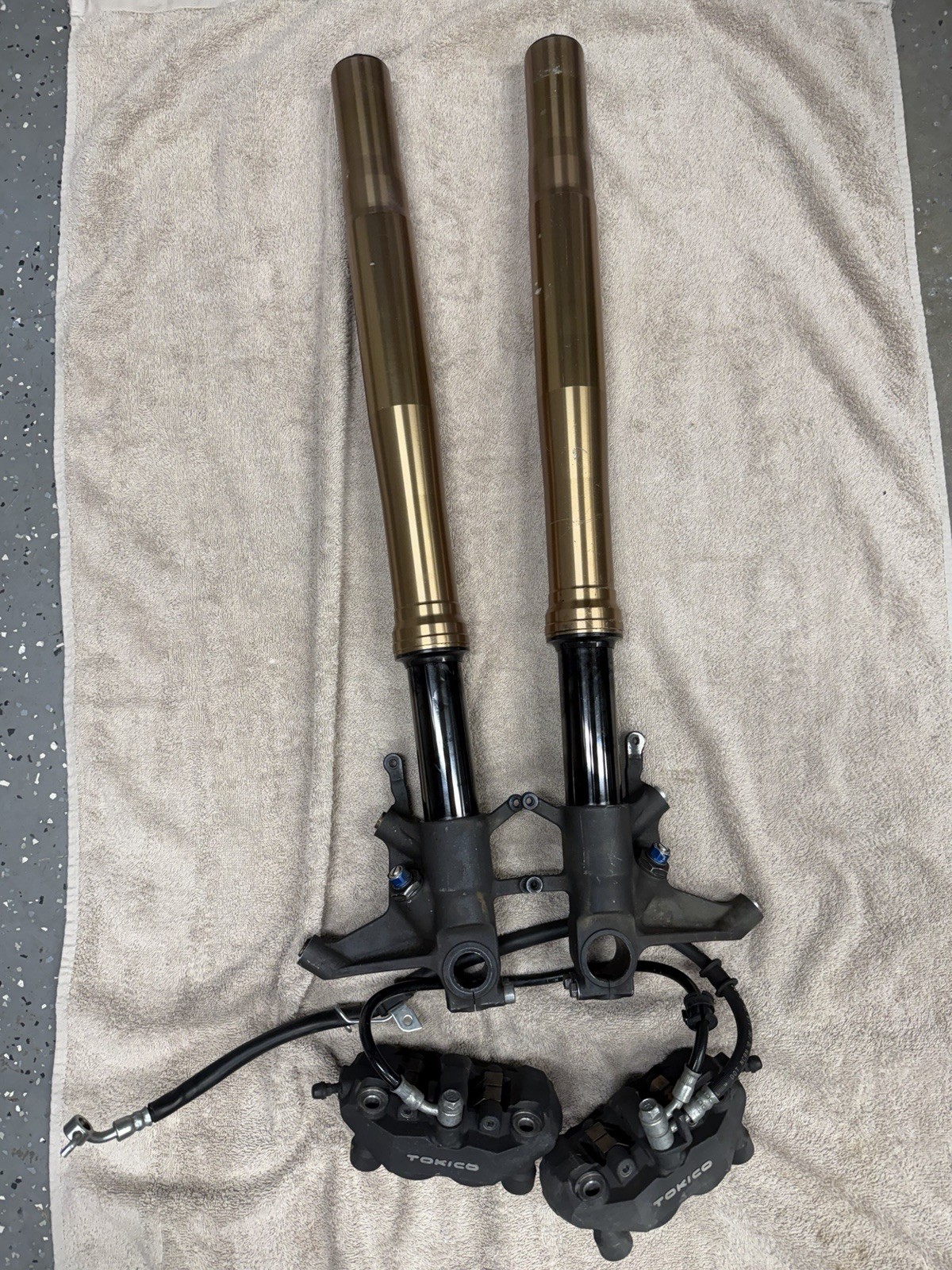 Suzuki GSXR 1000 Hayabusa 1300 Forks Radial Mount Calipers Front Rear