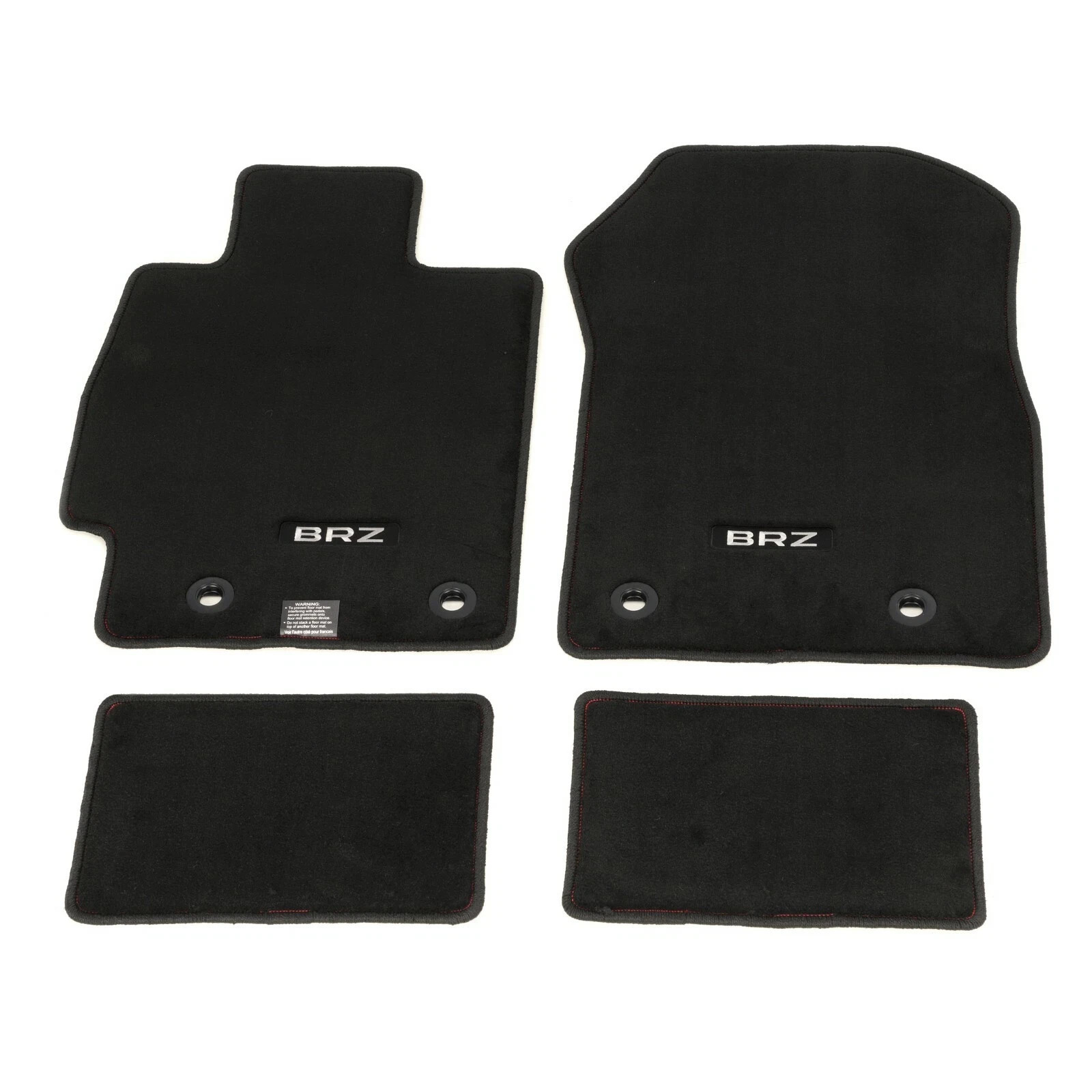 Subaru (4 Piece) Black Carpet Floor Mats 2016-2020 