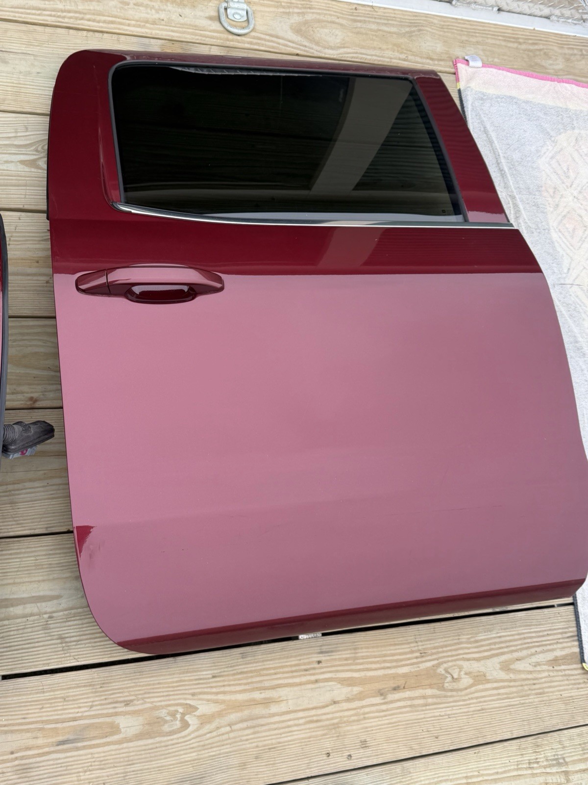 14-18 OEM Silverado Sierra Pass. Rear Crew Cab door Sonoma Red Metallic WA412P
