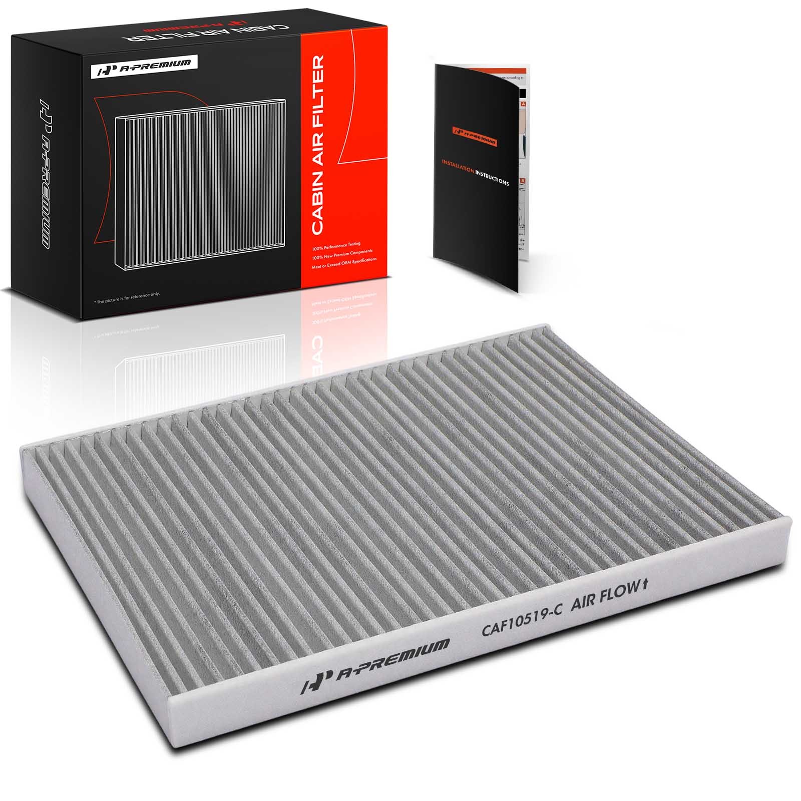 A-Premium Activated Carbon Cabin Air Filter for Alfa Romeo Giulia 17-25 Stelvio