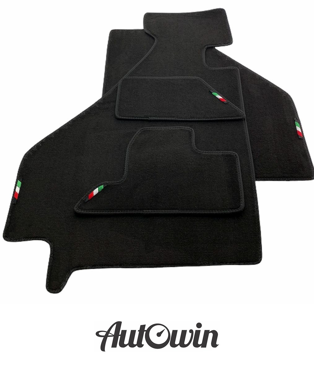 Floor Mats For Ferrari F355 Berlinetta 1994-1999 Black Tailored Carpets Italian