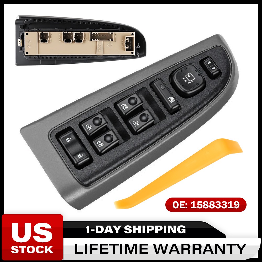 15883319 Master Power Window Switch for 03-06 Cadillac Escalade Chevy Tahoe GMC