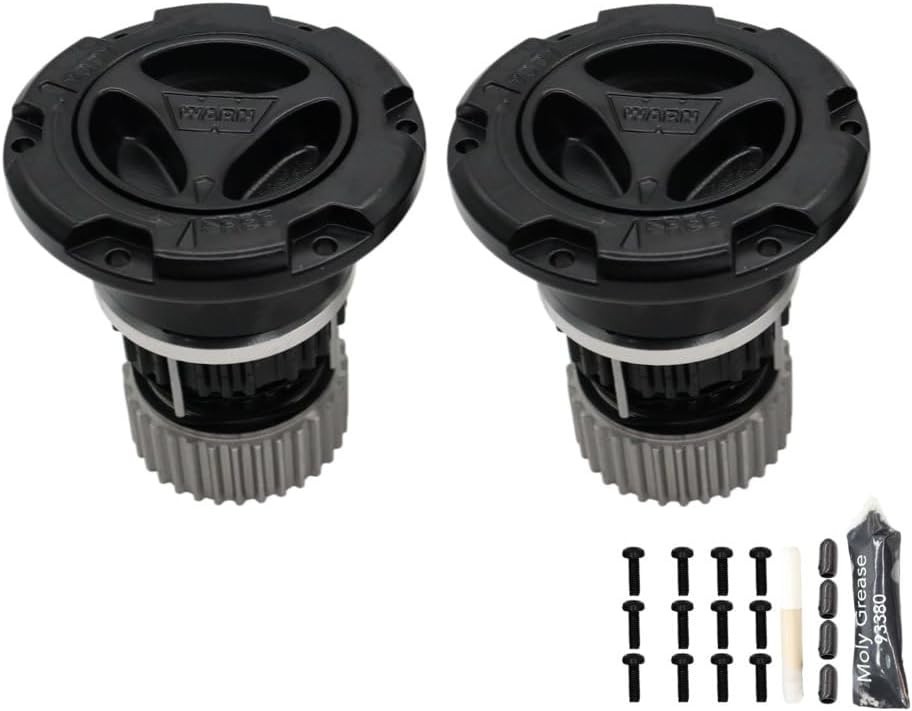 WARN 95060 Premium Black Manual Locking Hubs 35 Spline for 05-26 Ford Super Duty WARN 95060 Premium Black Manual Locking Hubs 35 Spline for 05-26 Ford Super Duty
