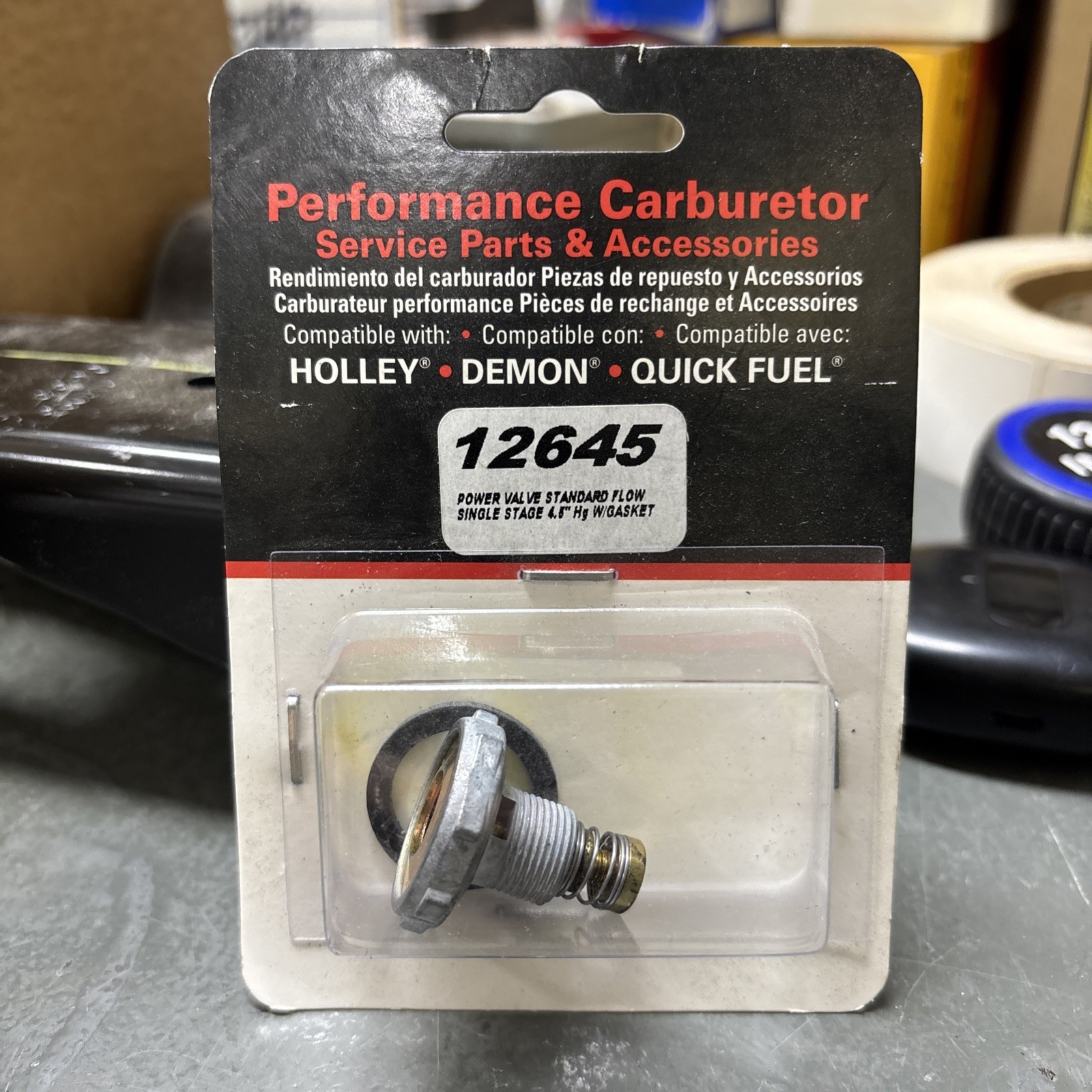 Edelbrock 12645 - Standard Flow Carburetor Power Valve Single Stage 4.5