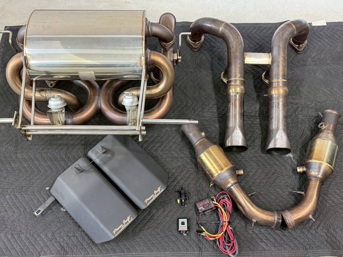 ☆Lamborghini Murcielago LP670 SV Power Craft Hybrid Exhaust Muffler (Variable)☆