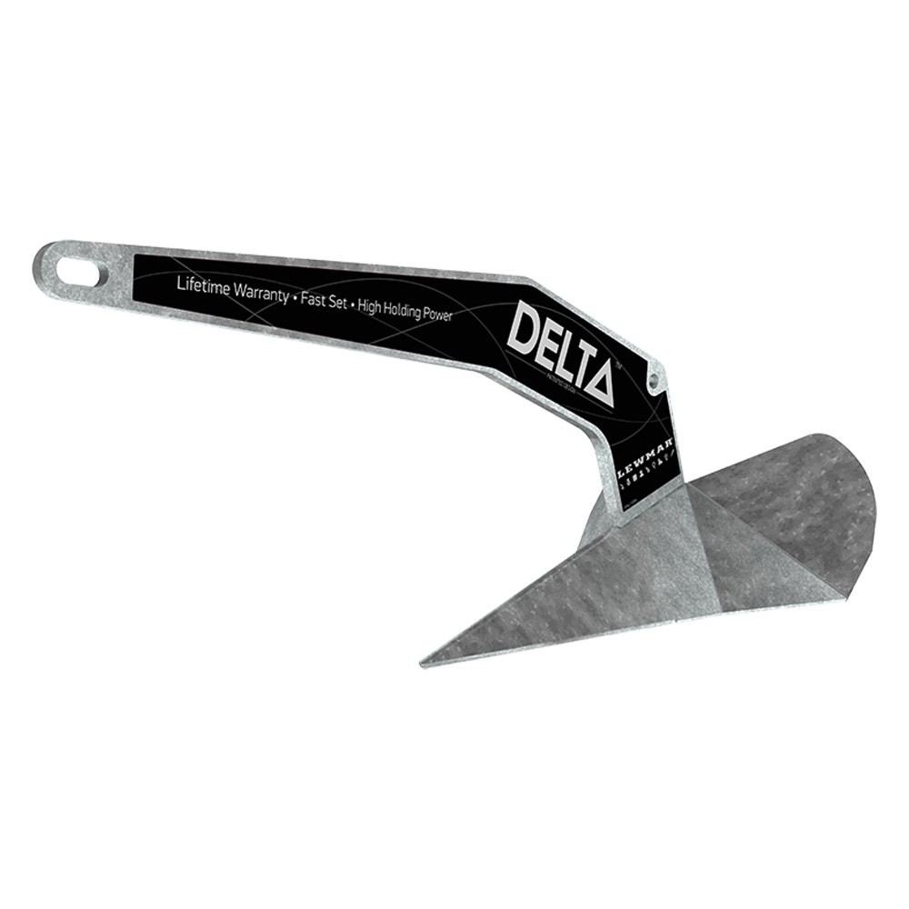 Lewmar Delta 22 lb Galvanized Steel Plow Anchor