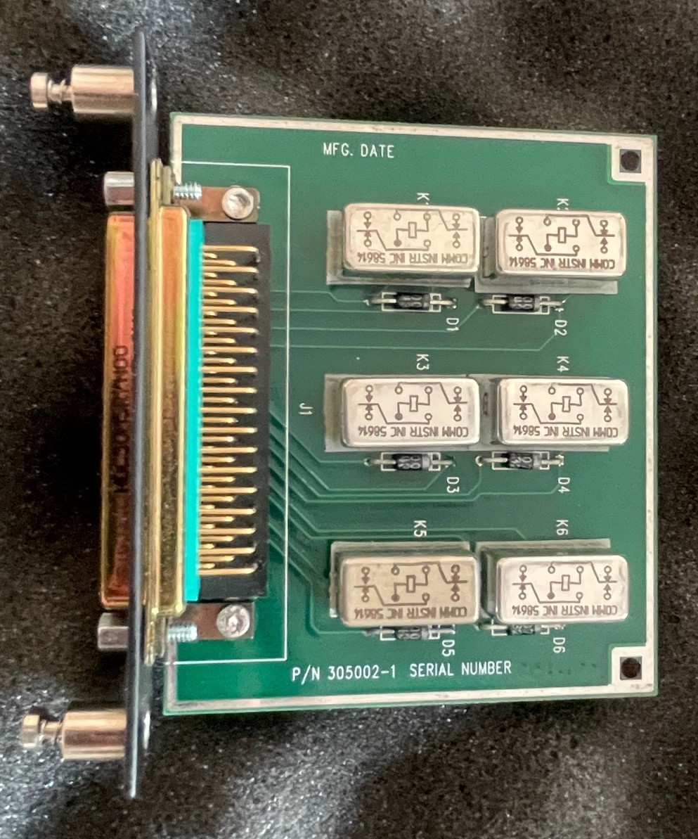 Sandia Aerospace SR623 Relay Switching Module (Six, Two Pole Relays) 305002-01