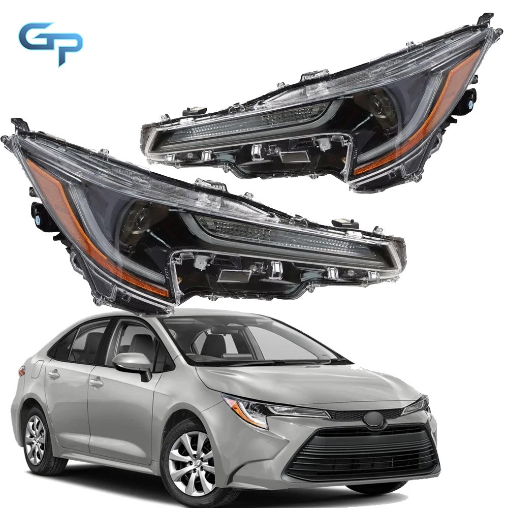 For Toyota Corolla L LE Base 2023 2024 LED Right&Left Side Headlights Headlamps