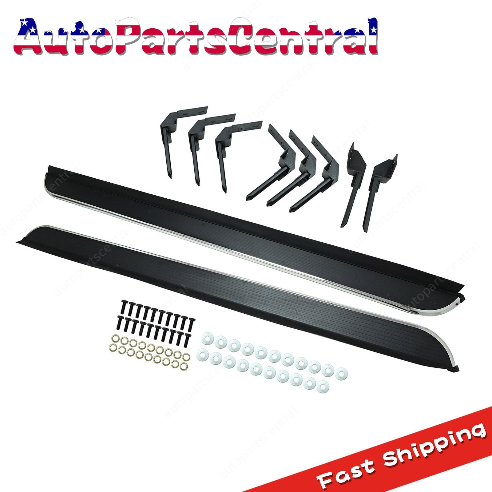 New 2pc Running Boards Side Steps Fit Chevrolet Suburban 2021-2027 Black Chrome New 2pc Running Boards Side Steps Fit Chevrolet Suburban 2021-2027 Black Chrome