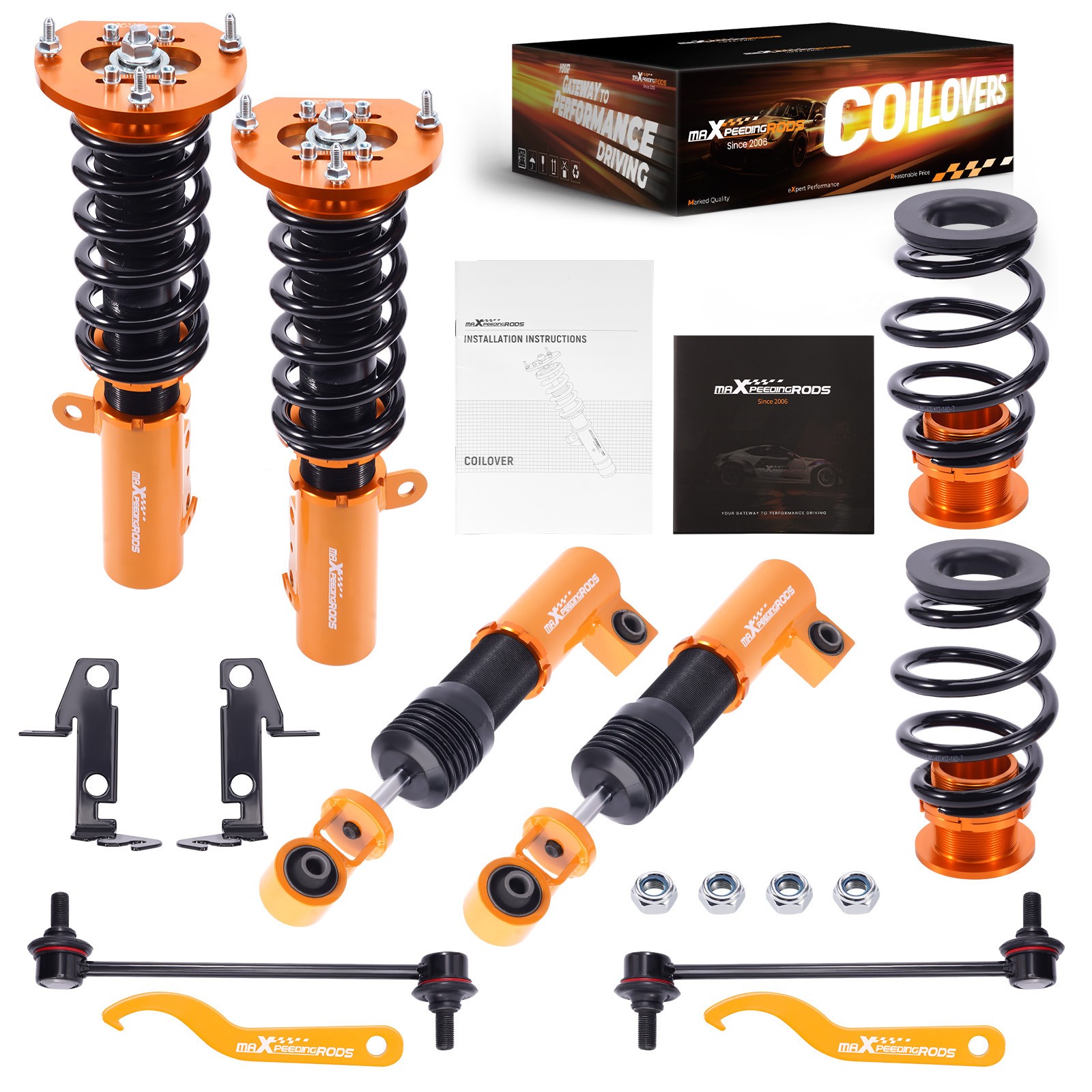 Coilover Suspension Lowering Kit for Chevrolet COBALT 05-10 Adjustable Height
