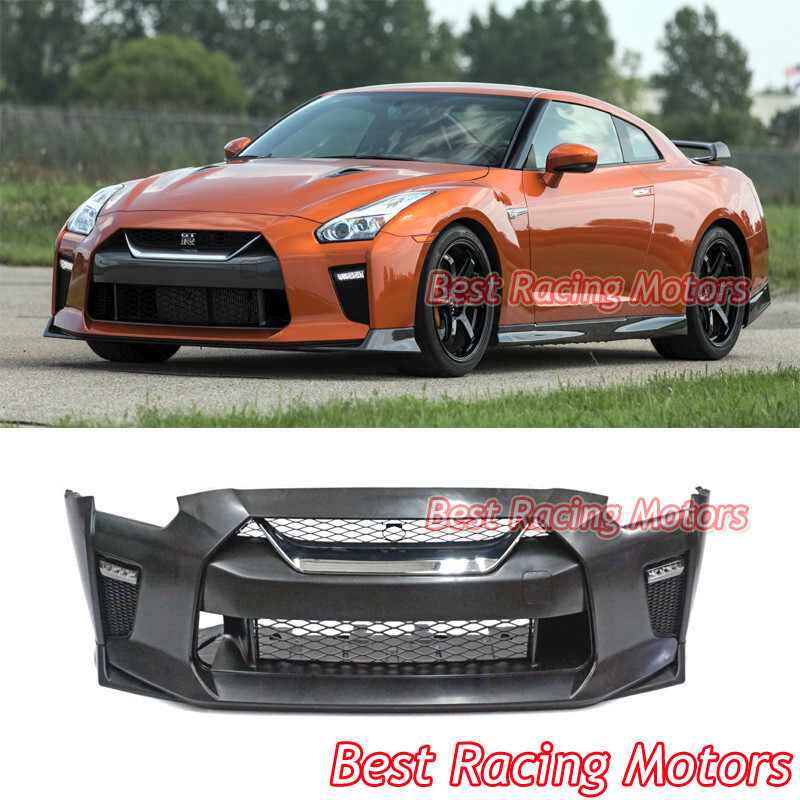For 2009-2024 Nissan GTR Facelift Style Front Bumper Conversion + License Delete For 2009-2024 Nissan GTR Facelift Style Front Bumper Conversion + License Delete
