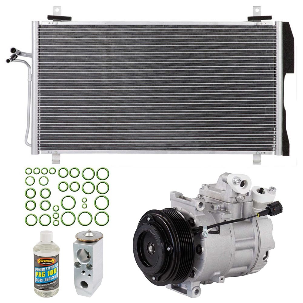 For Nissan 350Z 2007 2008 2009 A/C Kit w/ AC Compressor Condenser & Drier