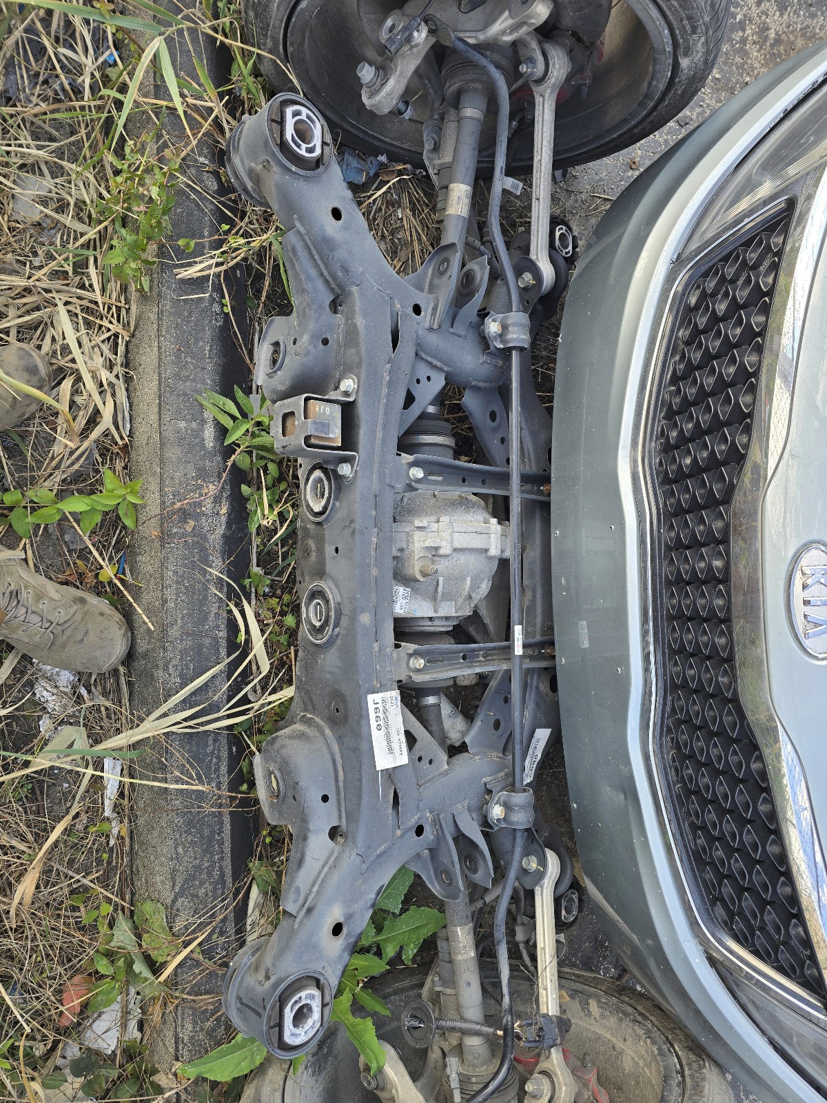 2018-2023 Kia Stinger Rear Suspension Subframe Cradle Differential Assembly