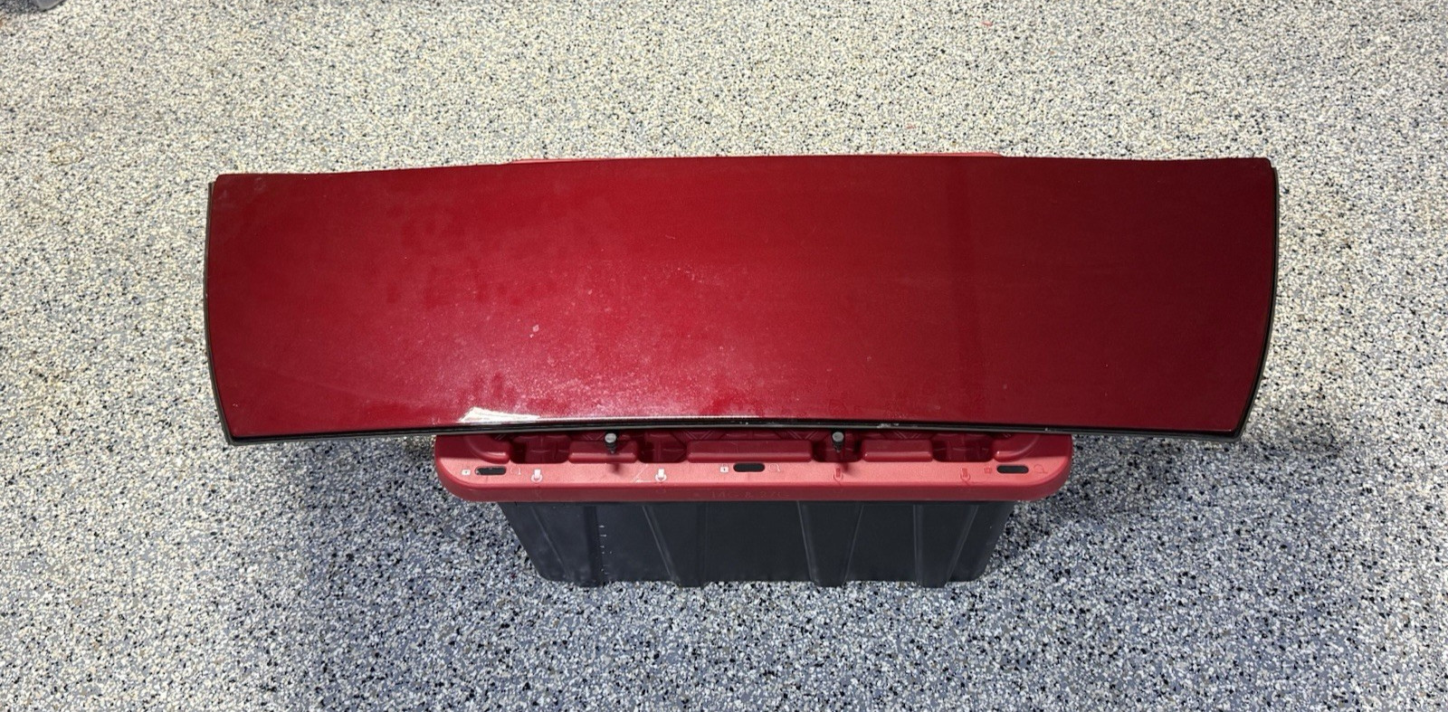CADILLAC XLR V8 4.6L 04-09 OEM REAR CONVERTIBLE HARD TOP PANEL, BURGUNDY COLOR