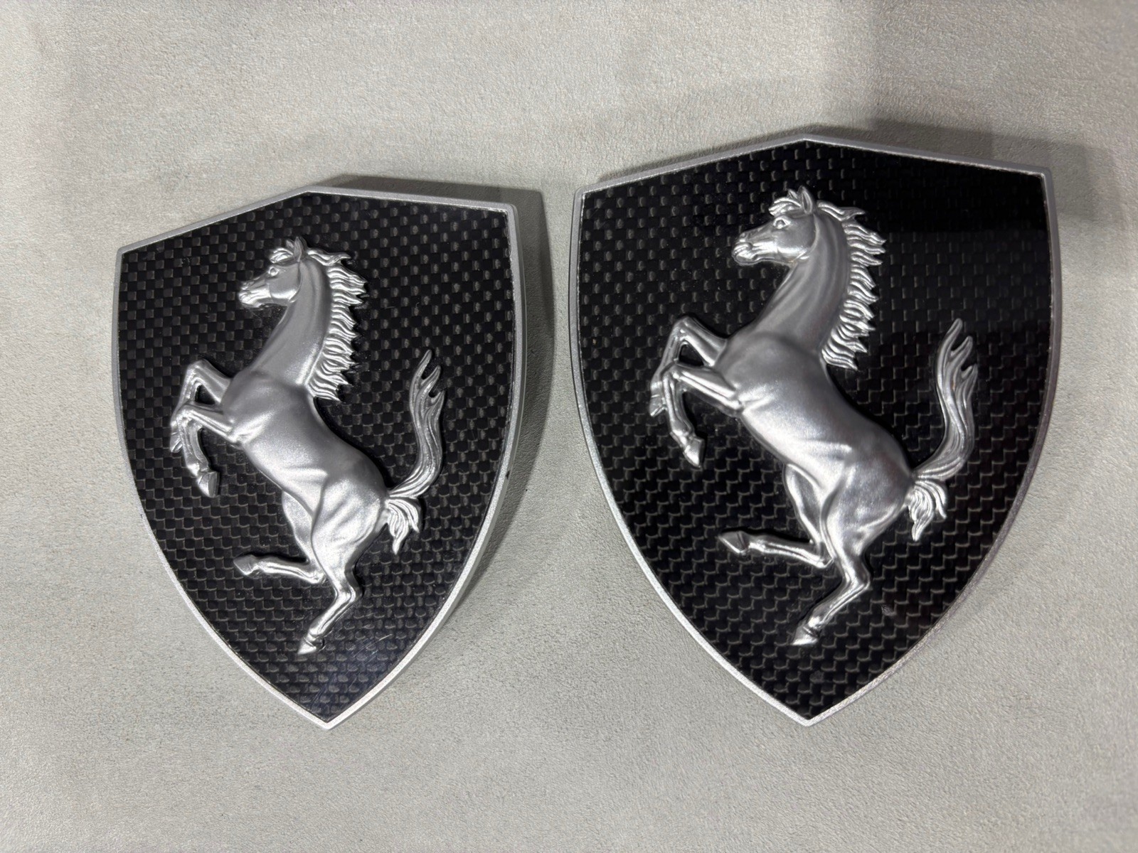 Ferrari F12 Carbon Fiber Fender Shields 2-Piece
