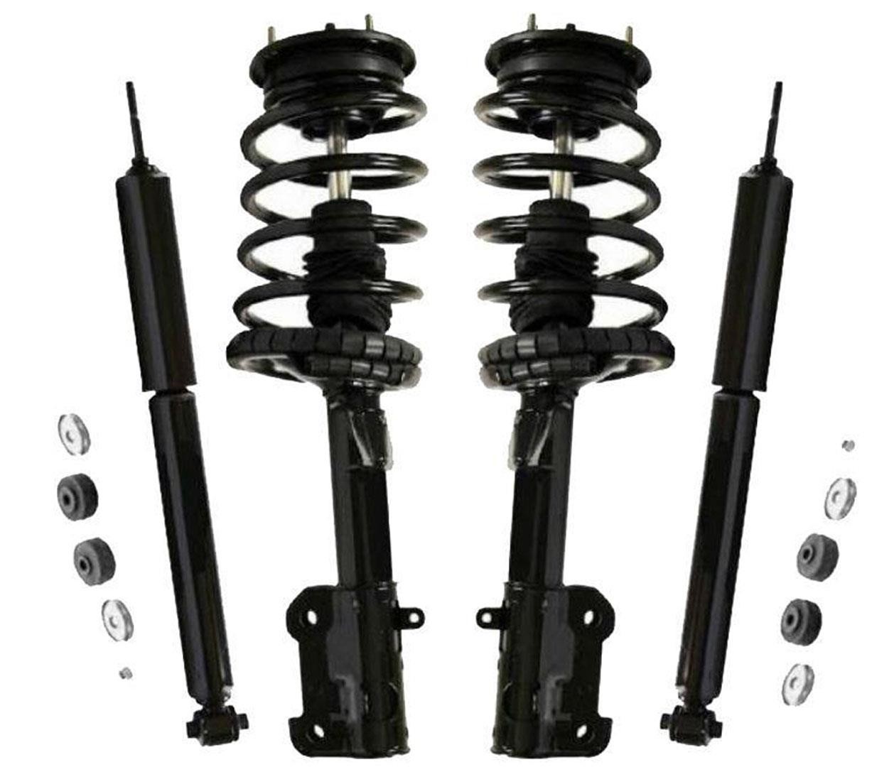 Front Complete Strut & Spring Assembly & Rear Shock Mustang 4.0L 4.6L 2005-2010