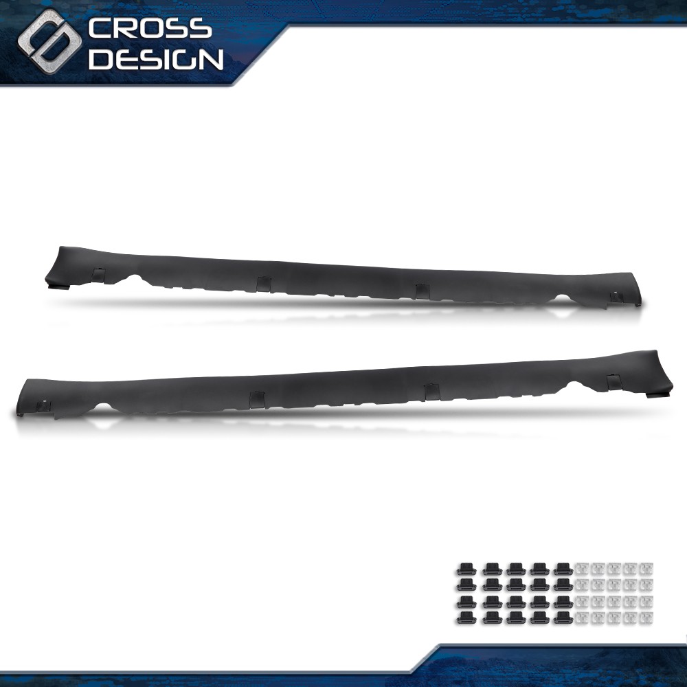 Left & Right Side Skirt Lower Rocker Molding Cover Fit For 2017-25 Tesla Model 3