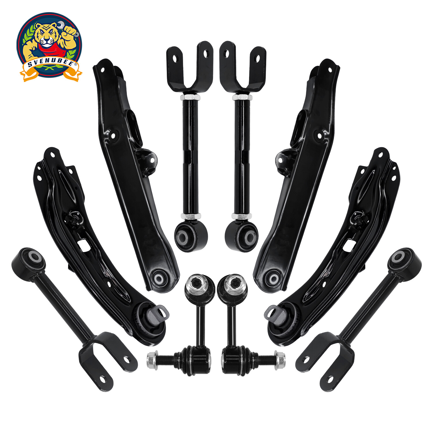 10Pcs Rear Adjustable Upper Arms & Lower Arm & Link For Dodge Journey 2011-2019 10Pcs Rear Adjustable Upper Arms & Lower Arm & Link For Dodge Journey 2011-2019