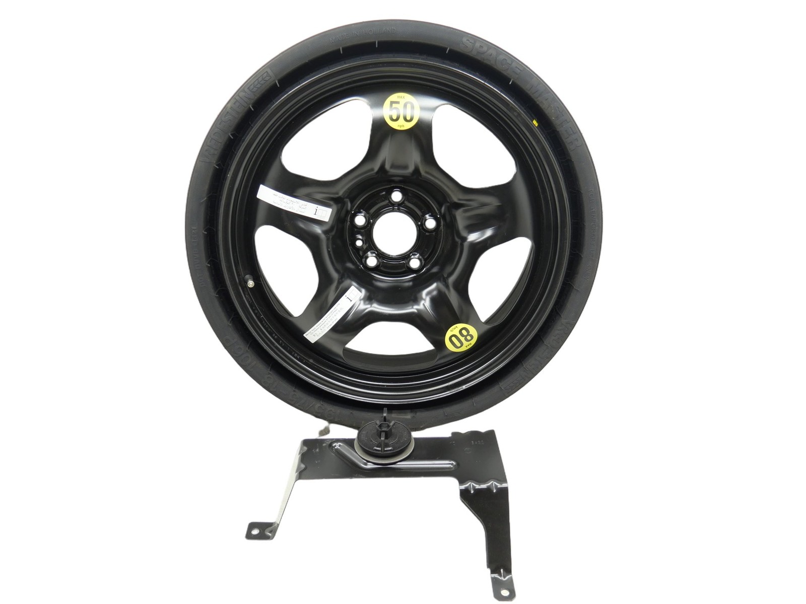 2018-2025 Alfa Romeo Stelvio Compact Spare Wheel Rim 195/75 18 5X110 OEM 2018-2025 Alfa Romeo Stelvio Compact Spare Wheel Rim 195/75 18 5X110 OEM