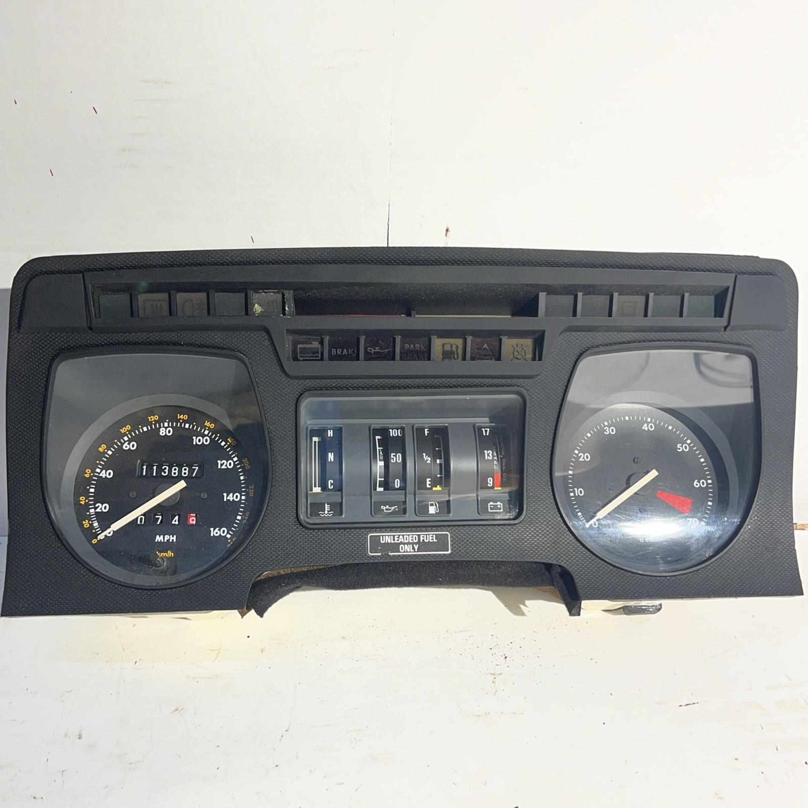 1981-1991 Jaguar XJS HE V12 Speedometer Cluster 113K miles OEM (D2)