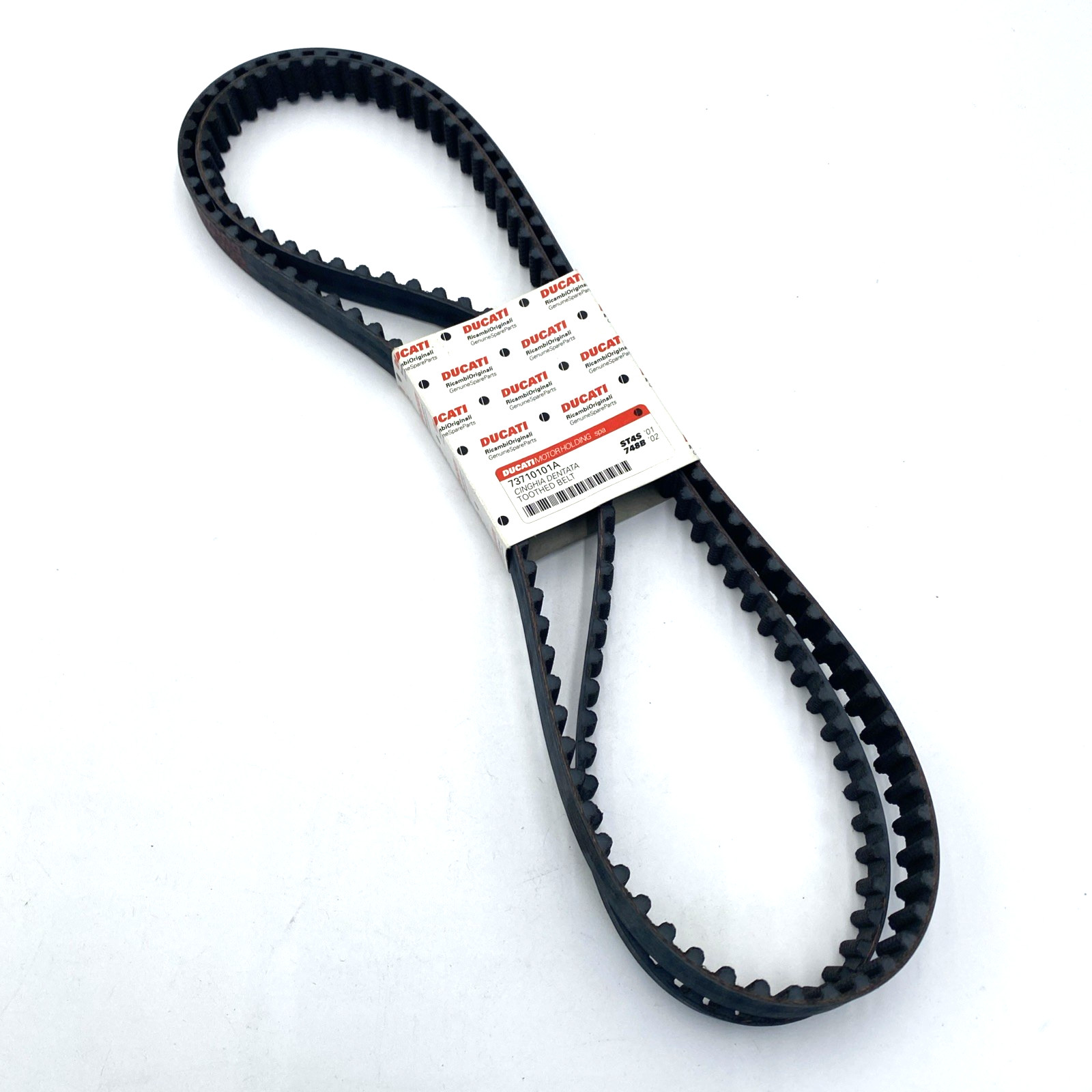 OEM Ducati 73710101A Toothed Timing Drive Belt 2 Pk 99-06 Sport Touring Monster OEM Ducati 73710101A Toothed Timing Drive Belt 2 Pk 99-06 Sport Touring Monster