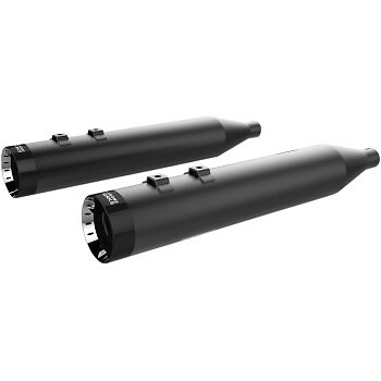 Khrome Werks 4.5in. HP-Plus Slip-Ons Black Turbine Mufflers 96-16 harley touring Khrome Werks 4.5in. HP-Plus Slip-Ons Black Turbine Mufflers 96-16 harley touring