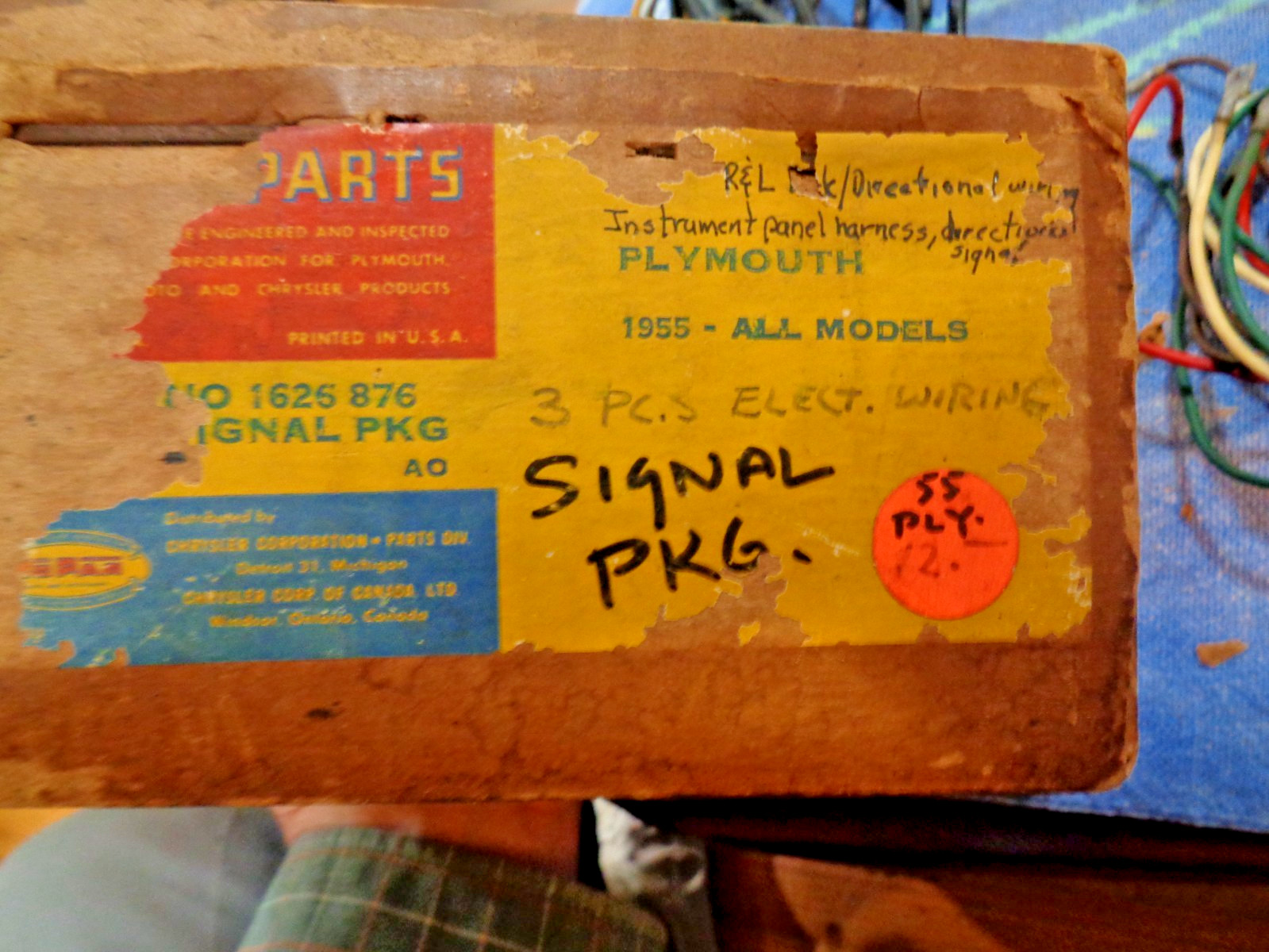 1955 1956 Plymouth Turn Signal Partial Turn Signal Switch Pkg 1626876 1955 1956 Plymouth Turn Signal Partial Turn Signal Switch Pkg 1626876