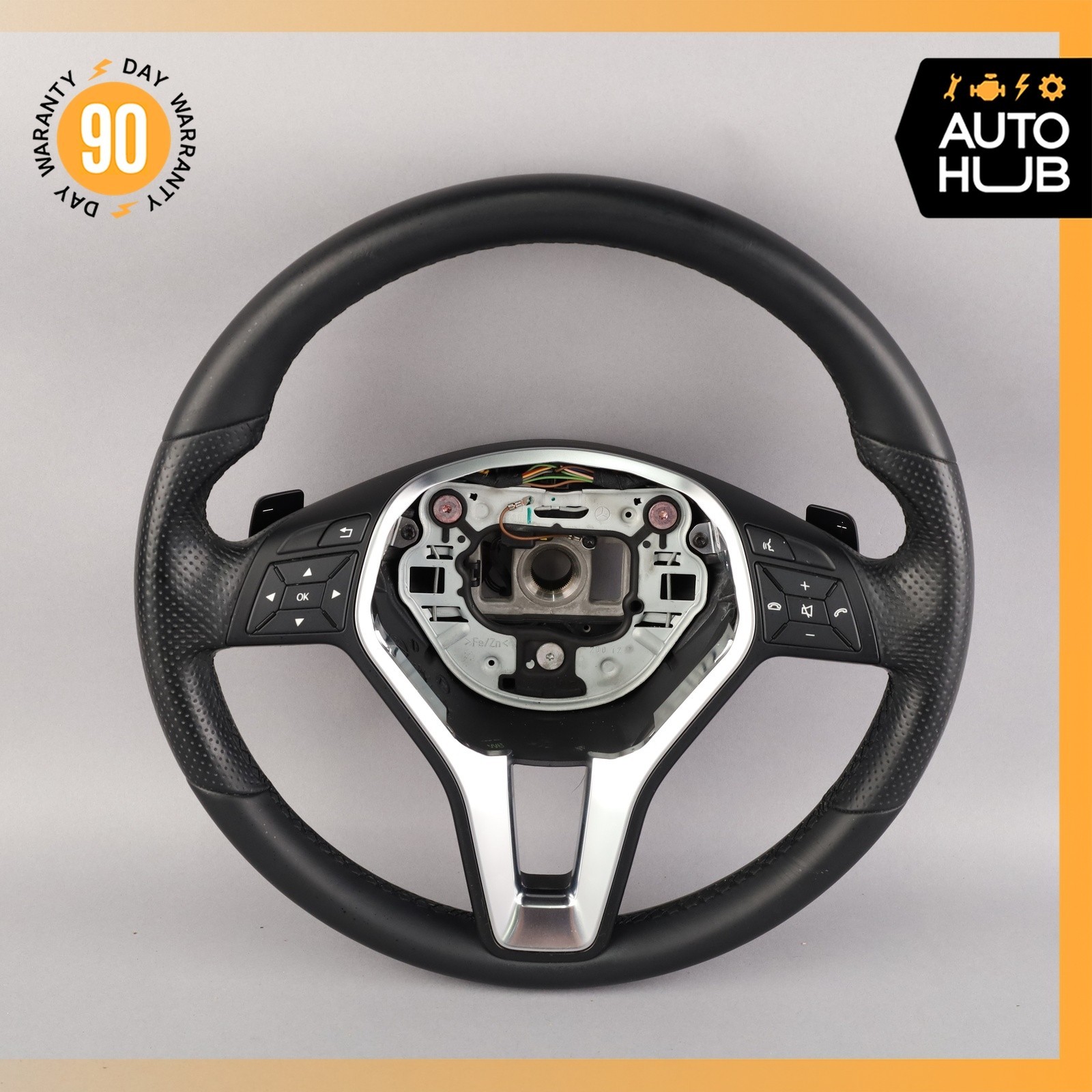 12-18 Mercedes W212 E350 CLS550 E550 Steering Wheel w/ Paddle Shifters OEM