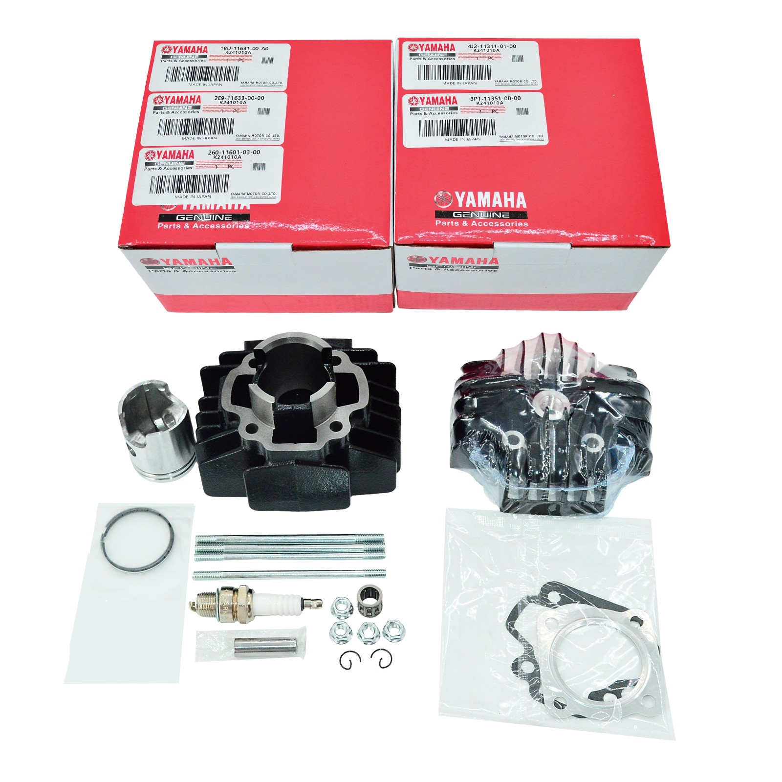 GENUINE FOR 1981-2020 YAMAHA PW50 TOP END KIT W/ CYLINDER NEW US