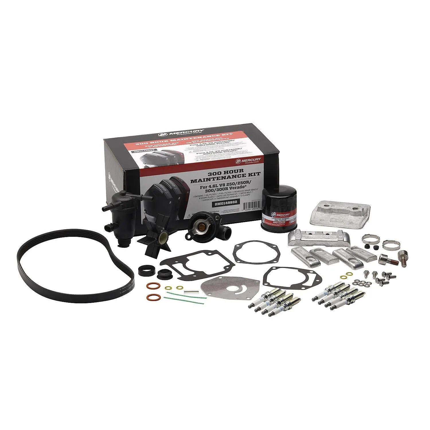 Maintenance Kit 8M0149932 For Mercury  250 300 HP V8 4.6L Verado SeaPro Outboard