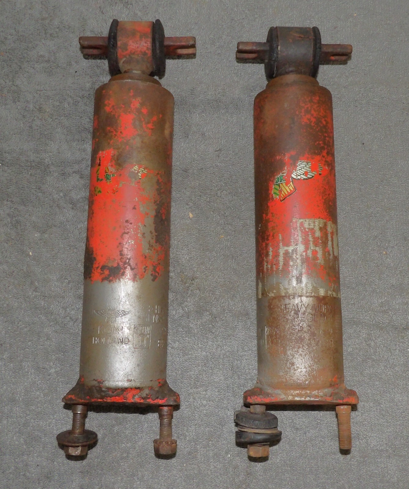 1964-1970 Ford Mustang Shelby VINTAGE KONI Special D FRONT SHOCKS Dated 9 10 69 1964-1970 Ford Mustang Shelby VINTAGE KONI Special D FRONT SHOCKS Dated 9 10 69