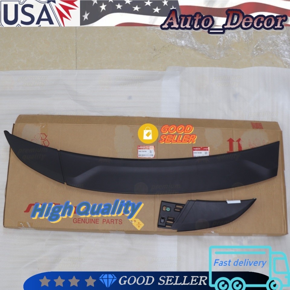 OEM R+L Hood Garnish Upper Molding Trim for Honda 15-20 Fit