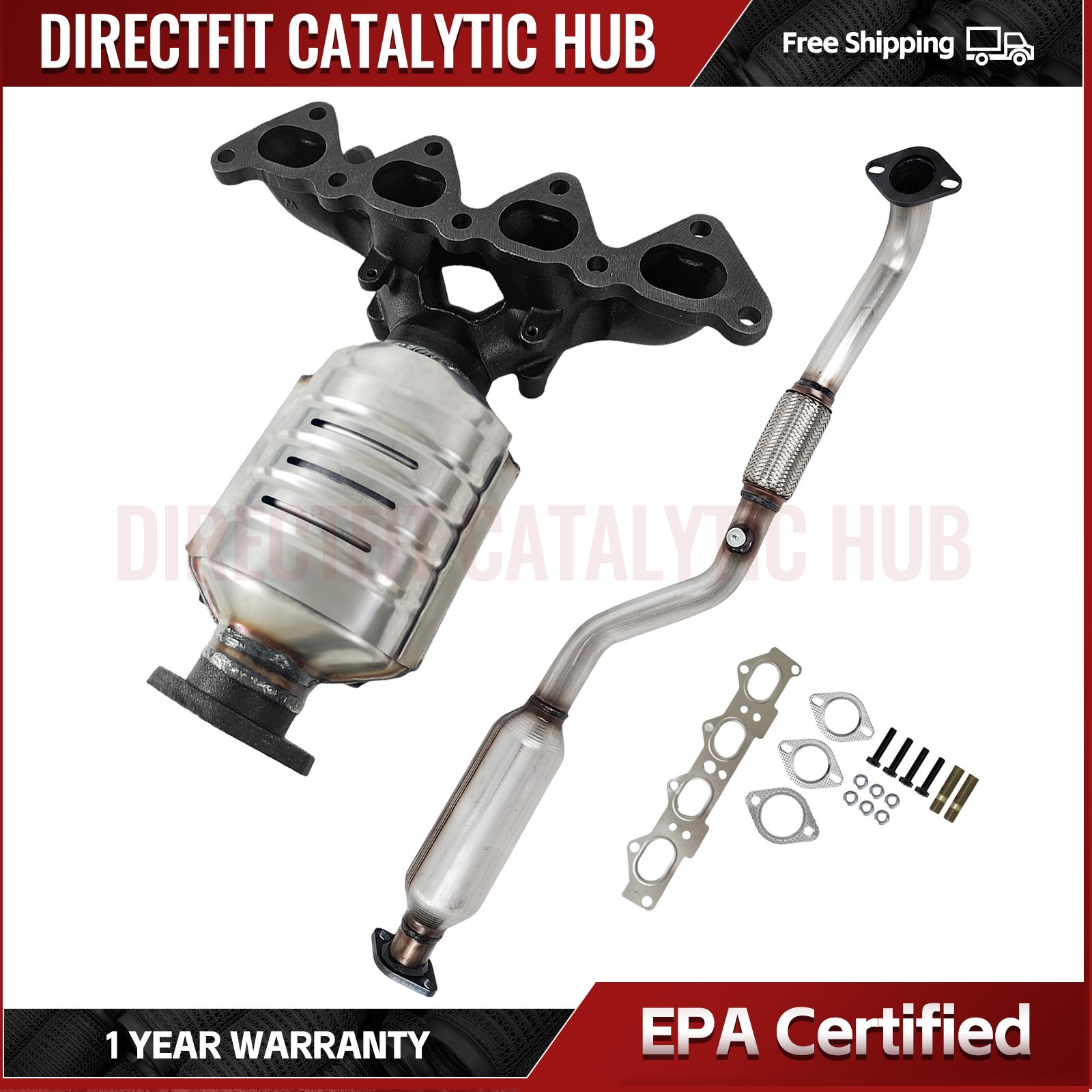 2x Catalytic Converter For Hyundai Elantra 2004 2005 2006 2.0L l4 EPA APPROVED