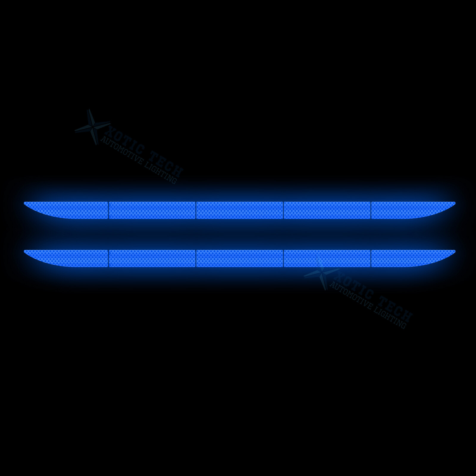 Car Auto Trunk Reflective Warning Sticker Tape Rear Bumper Safety Strip Decal