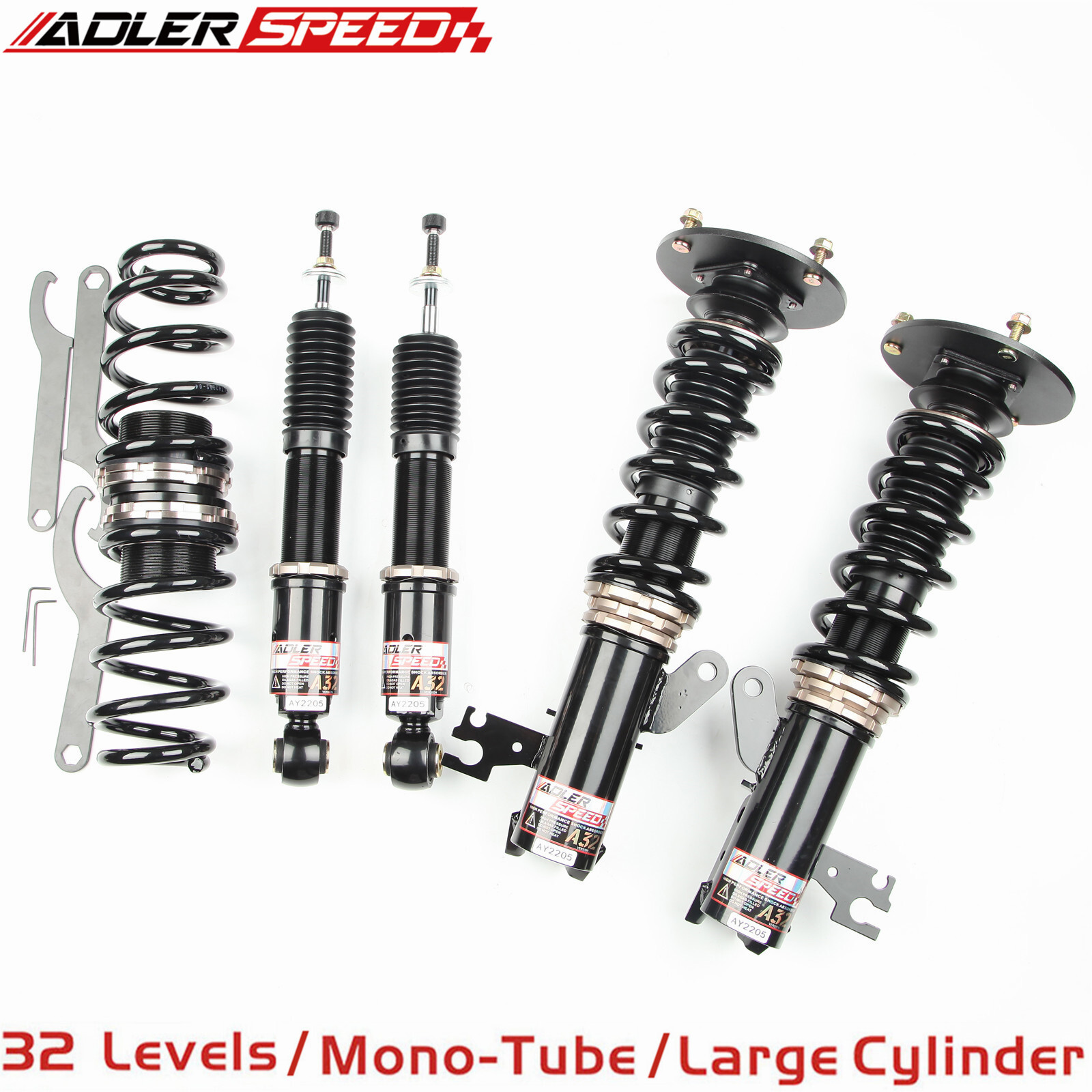 Coilovers for 03-13 SAAB 9-3 Sedan Kombi 32 Level Adj. Struts Suspension Shocks