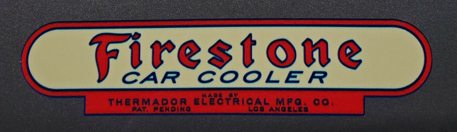 Thermador USA Swamp Cooler Firestone Car Cooler Quality Durable Waterproof Decal