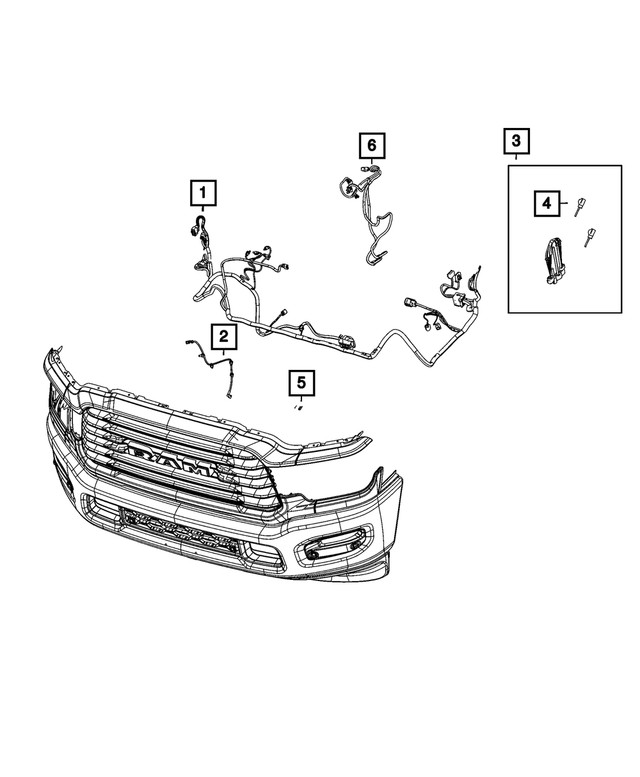 Genuine Mopar Auxiliary Power Distribution Center Kit 68398184AC