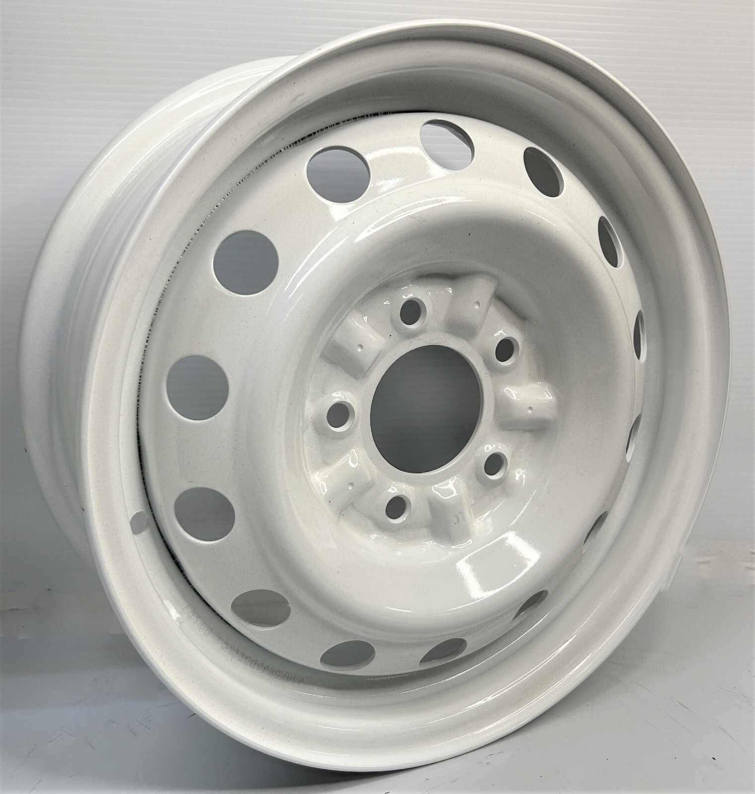 14 inch 5 Lug Steel Wheel Rim Fits Offset Tow Car Dolly 14545M WHITE 14 inch 5 Lug Steel Wheel Rim Fits Offset Tow Car Dolly 14545M WHITE