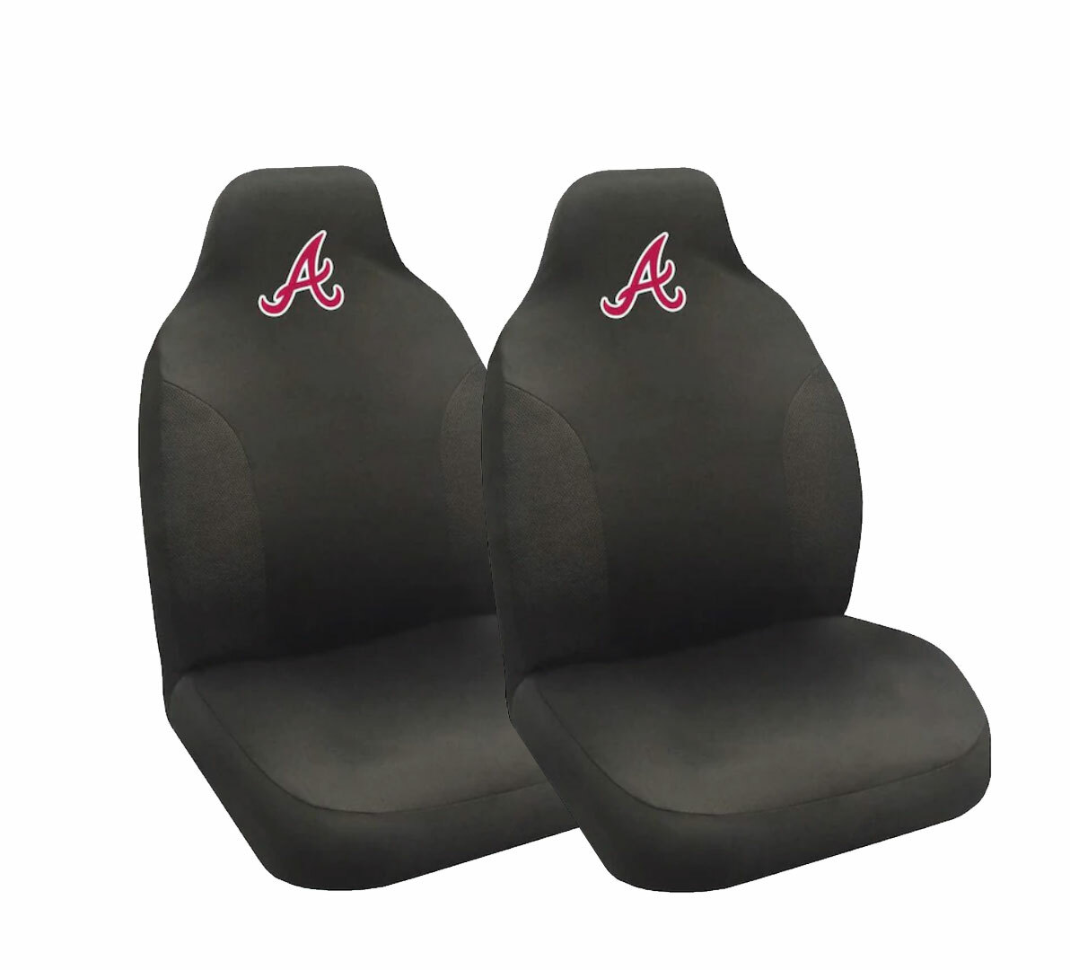 New MLB Atlanta Braves Car Truck Suv 2 Front Seat Covers Set
