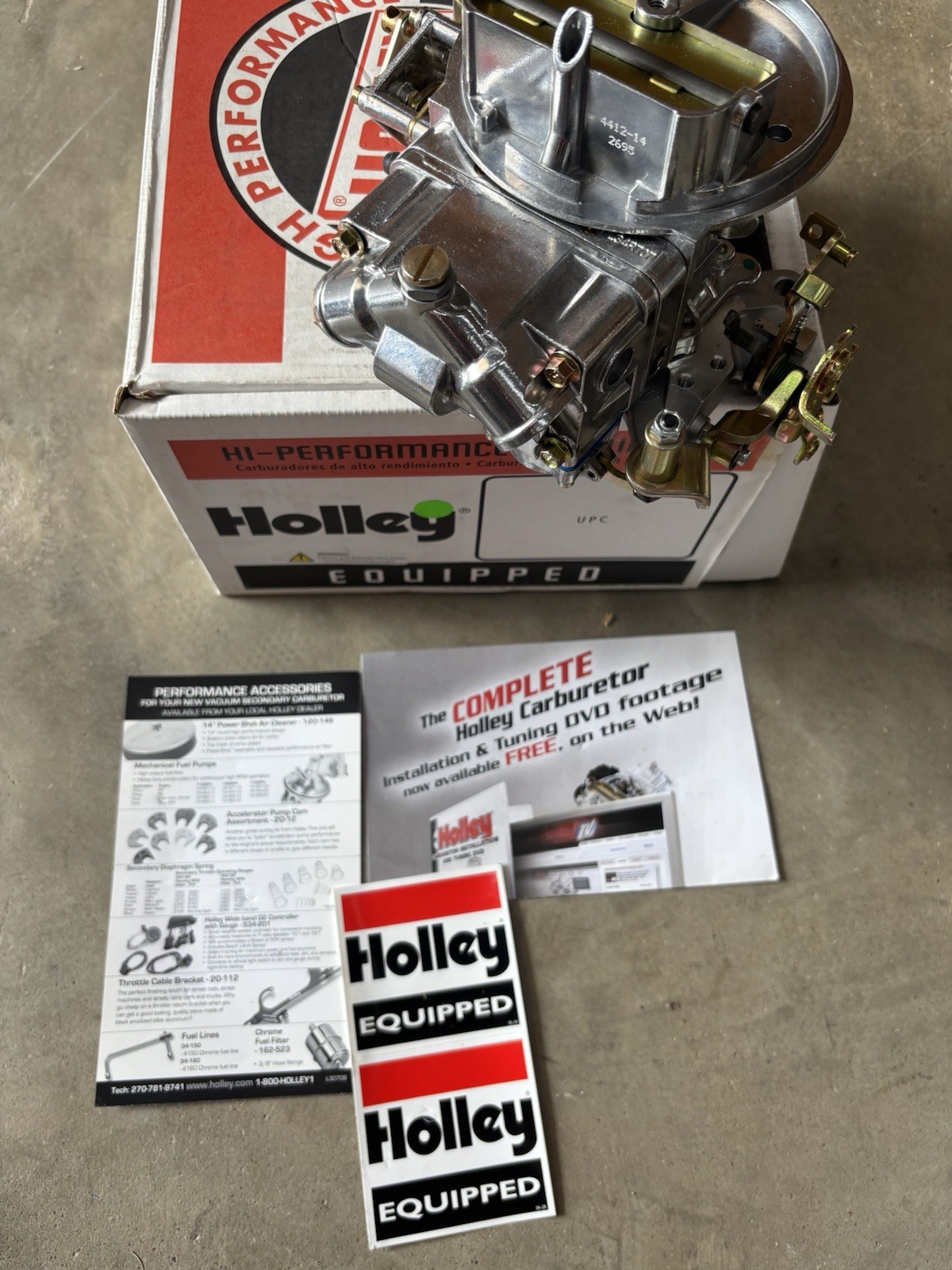 Holley 0-4412S 500 CFM Performance 2BBL Carburetor Holley 0-4412S 500 CFM Performance 2BBL Carburetor