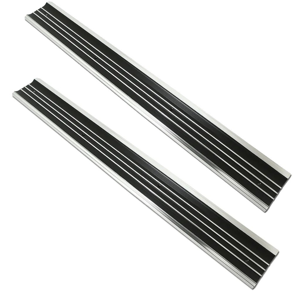 1968-1977 Corvette Door Sill Scuff Entry Plates Pair Set Good QUALITY Plate NEW