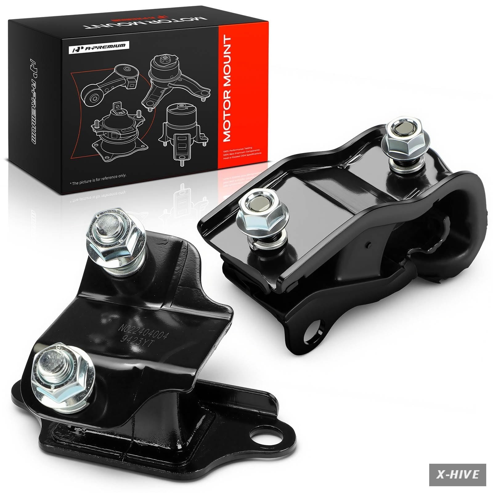 A-Premium Set of 2 Transmission Mount Kit Compatible with Honda