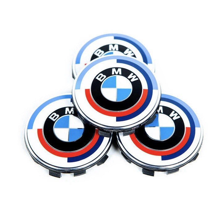 BMW Center Caps - 50th Anniversary - 56mm