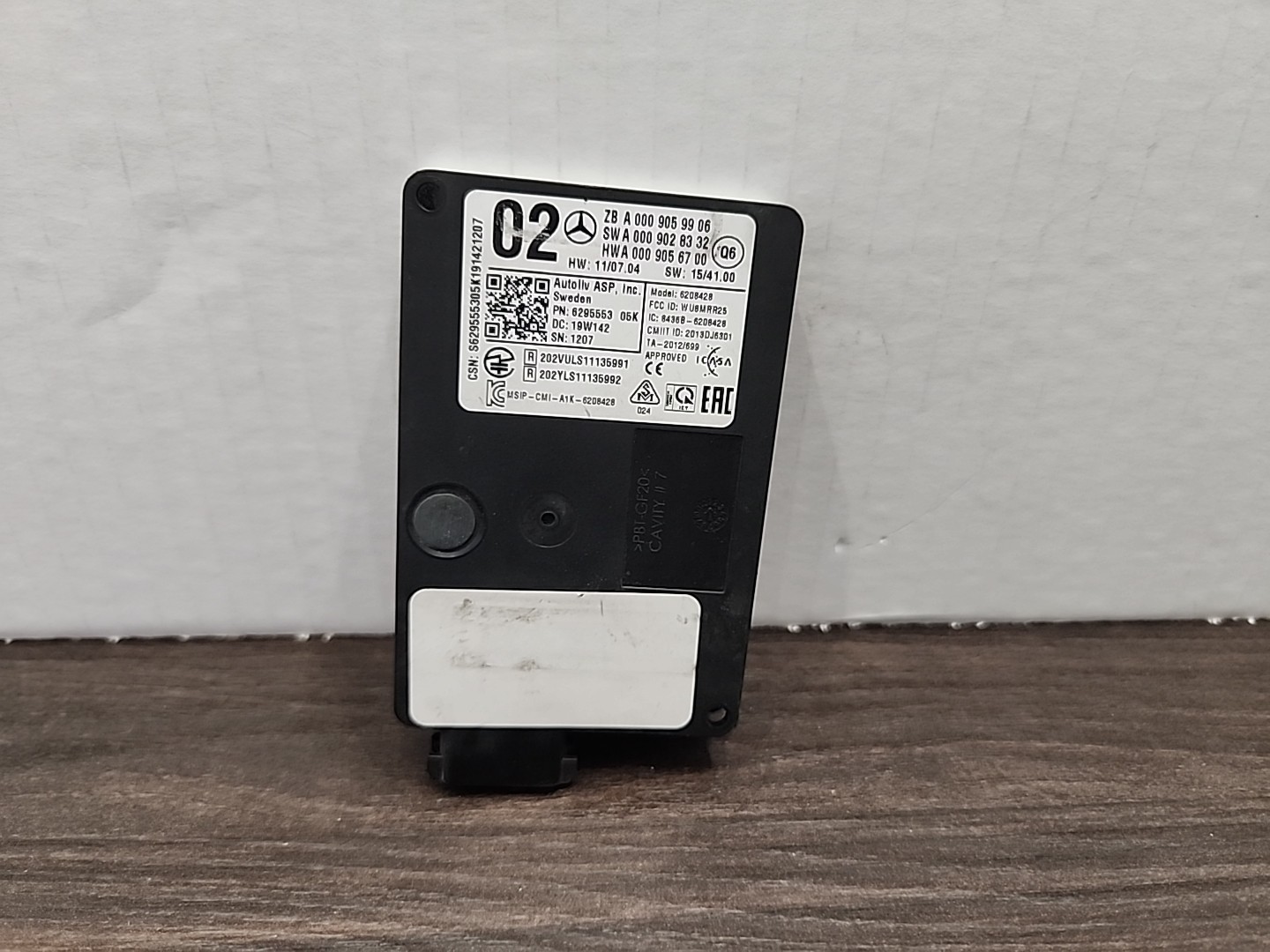 2017-19 Mercedes-Benz Blind Spot Radar Distance Unit Module A 000 905 99 06 OEM