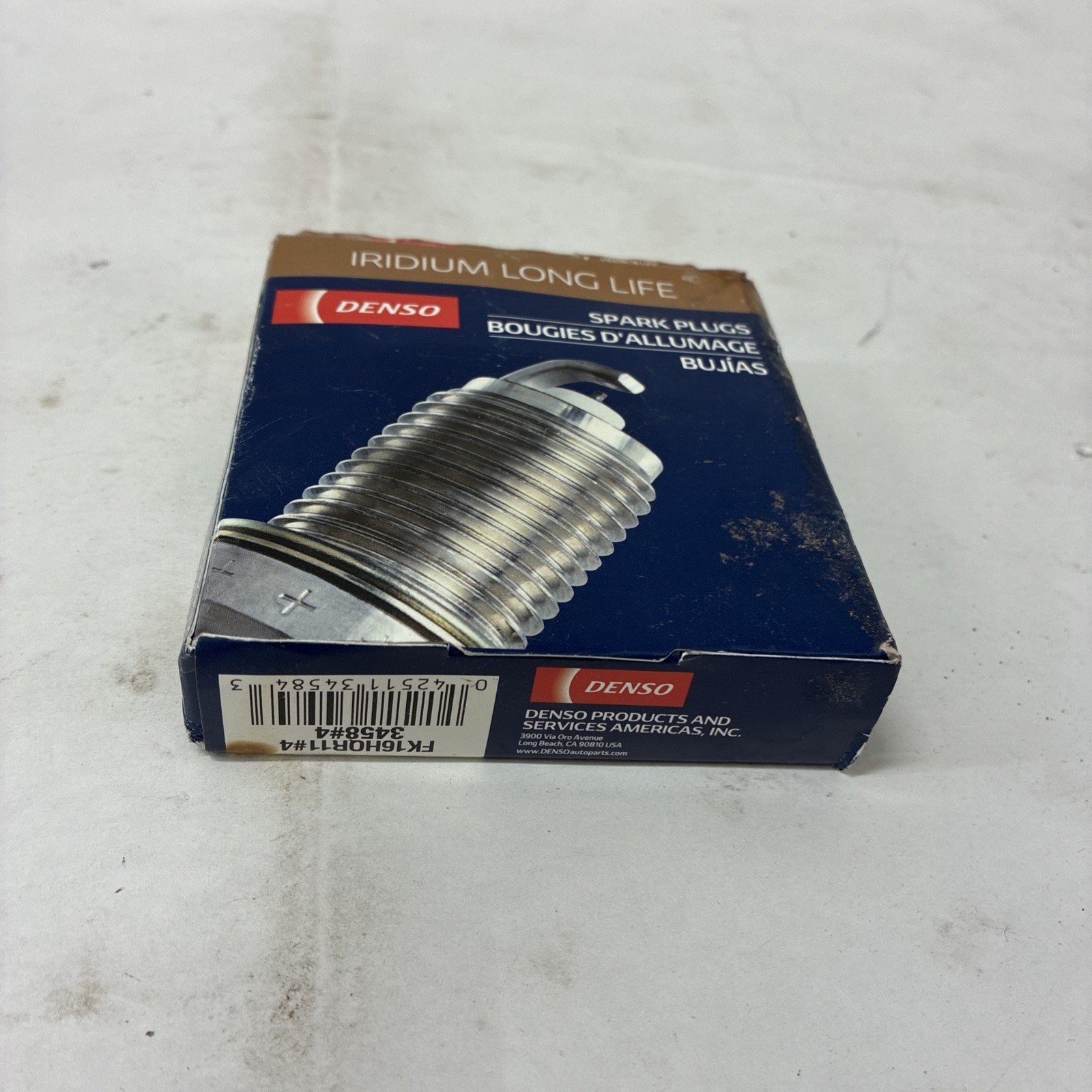 Genuine Denso Spark Plug Iridium Long-Life 3458 (4 Pack)
