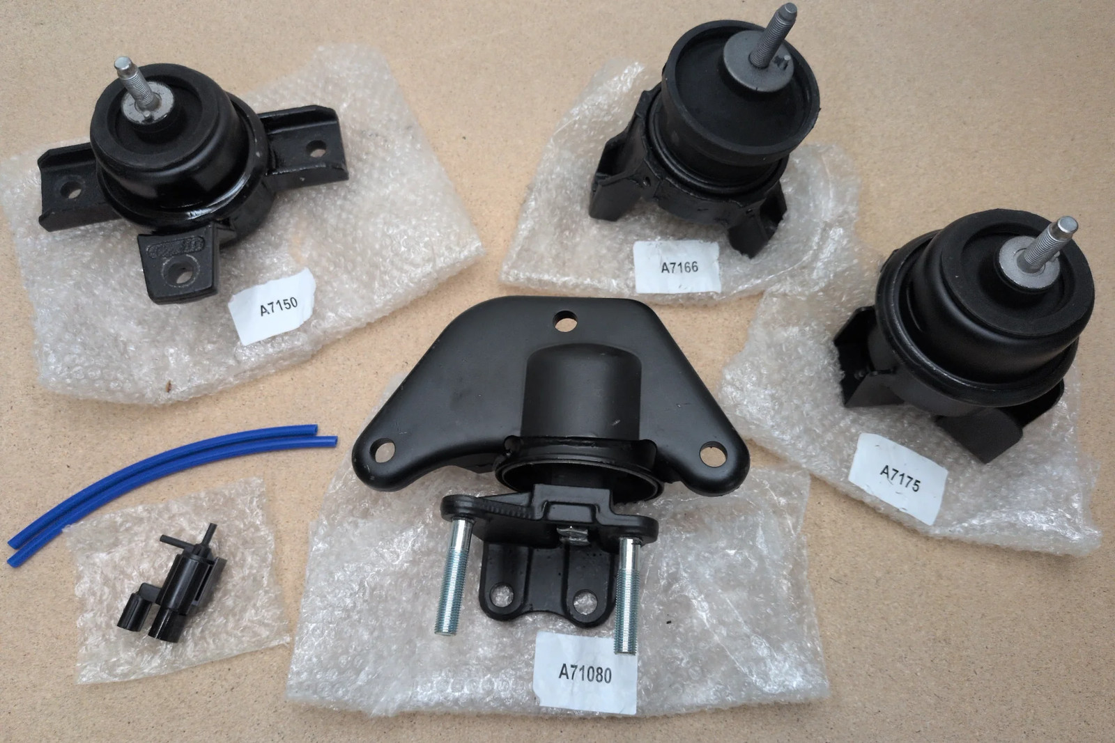 Engine Motor Trans Mount Set A7150 A71080 A7166 A7175 07-09 Hyundai Santa Fe 2.7